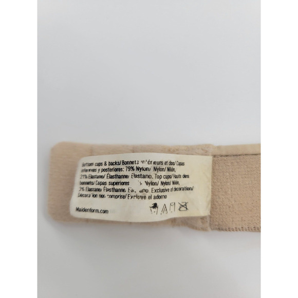 Maidenform Underwire Push Up Bra Self Expressions Tan Convertible Size 34A - Picture 7 of 7